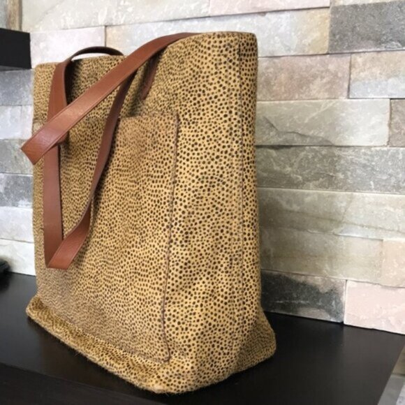 MADEWELL Genuine Calf Hair Med.Transport Tote(9) - Picture 7 of 12